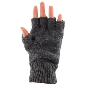 Armycrew Men's Ragg Wool Fingerless Glove