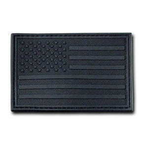 American USA Flag Extremely Durable 3D Rubber Patch with Hook Backing