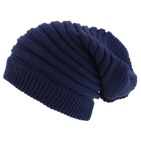 Armycrew Dreadlock Deep Crown Ribbed Long Knit Rasta Beanie