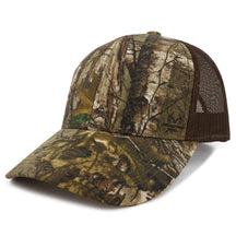 Armycrew Hunting Camouflage Outdoor Trucker Baseball Mesh Back Cap - Realtree Brown
