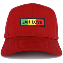 Jah Love Green Yellow Red Embroidered Iron on Patch Adjustable Baseball Cap