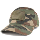 Armycrew Olive USA American Flag 3-D Rubber Tactical Patch Adjustable Structured Operator Cap