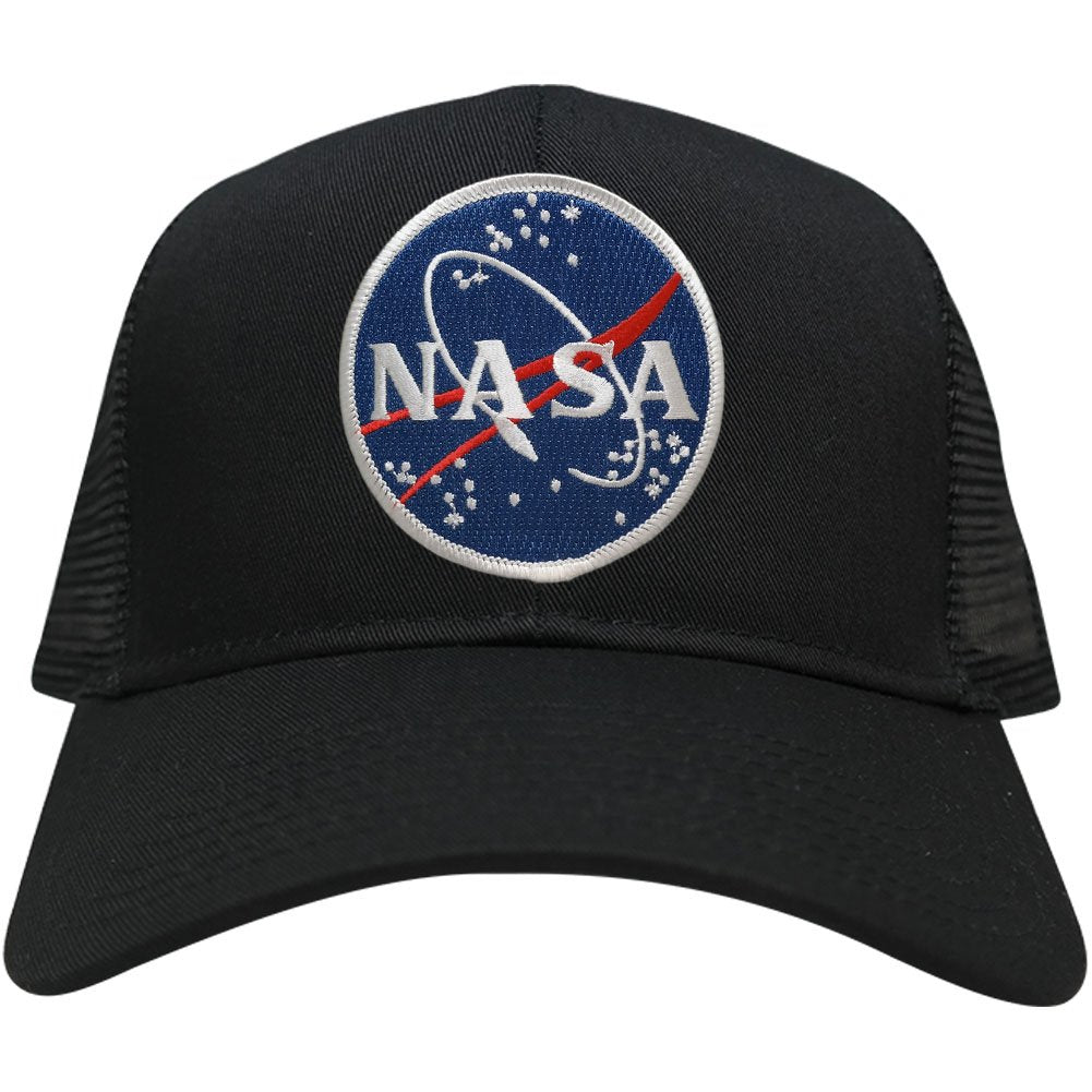 Armycrew NASA Space Meatball Embroidered Patch Snapback Mesh Trucker Cap