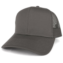 Armycrew Adjustable Solid Color Plain Cotton Polyester Blank Mesh Trucker Baseball Cap
