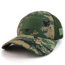 Armycrew Low Profile Air Mesh Tactical Cap with 6 Loop Patch Areas
