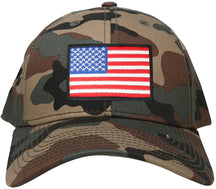 ARMYCREW Low Profile US American Flag Patch Camo Cap - WDL