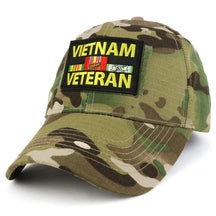 Armycrew Vietnam Veteran Tactical Patch Cotton Adjustable Baseball Cap
