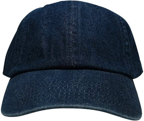 Armycrew Low Profile Soft Fitting 100% Cotton Adjustable Denim Cap