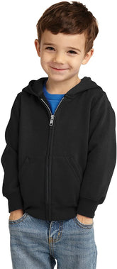 Armycrew Toddler Full-Zip Fleece Sweatshirt Basic Hoodie