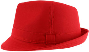 Lightweight Fashionable Poly Woven Classic Fedora Hat