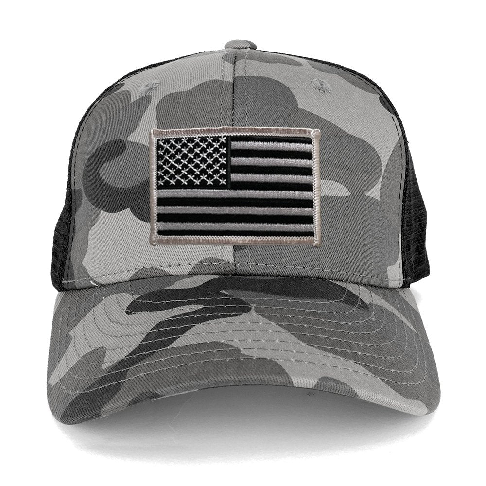 XXL California Flag Trucker Hat - Oversize Mesh Back Baseball Cap With Iron-On Patch, Black - View #11