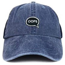 Armycrew Oops Patch Washed Pigment Dyed Soft Trucker Baseball Cap