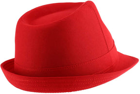 Lightweight Fashionable Poly Woven Classic Fedora Hat