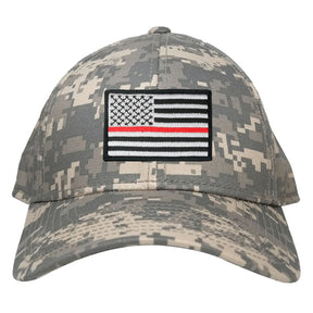 Armycrew Low Profile US American Flag Patch Camo Cap - ACU