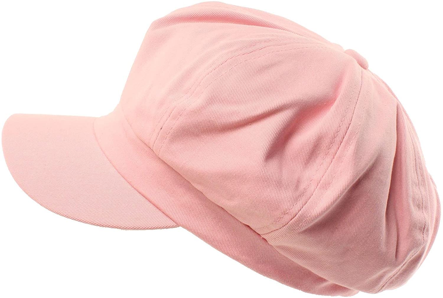 Summer 100% Cotton Plain Blank 8 Panel Newsboy Gatsby Apple Cabbie Cap Hat