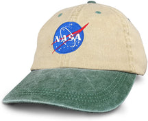 Armycrew NASA Insignia Embroidered Two Tone Pigment Dyed Cotton Cap