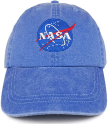 Armycrew Youth NASA Insignia Embroidered Soft Washed Cotton Twill Cap