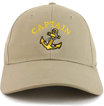 Captain Anchor Embroidered Deluxe 100% Cotton Cap