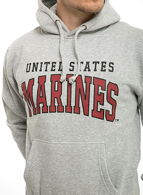 U.S. Military Fleece Pullover Hoodie - Marines
