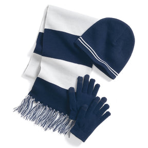 Cold Winter Essential Scarf Glove Beanie Set