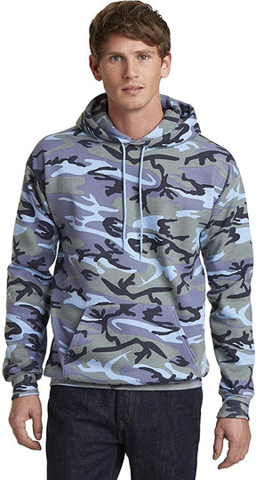 Classic Camo Print Core Fleece Pullover Hooded Sweatshirt