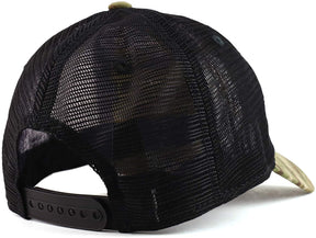 Armycrew Soft Low Profile Ripstop Authentic Multicam Mesh Back Trucker Cap