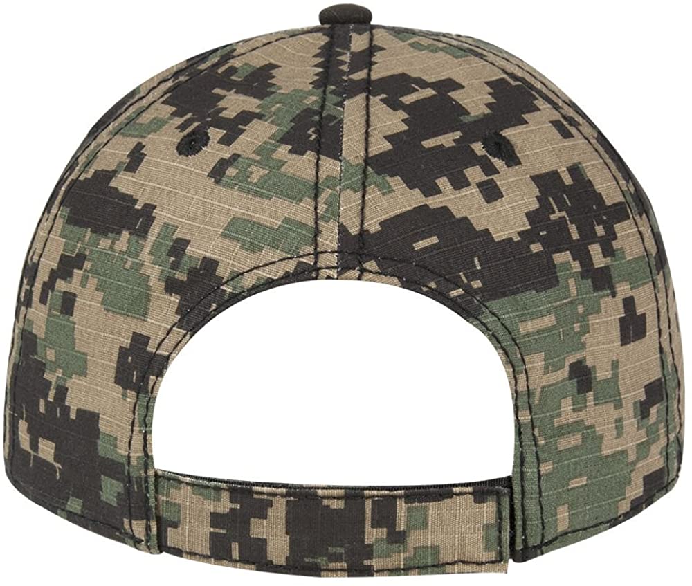 Armycrew Digital Camouflage Ripstop Rip Resistent Soft Crown Cotton Cap