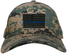 Armycrew Low Profile US American Flag Patch Camo Cap - MCU