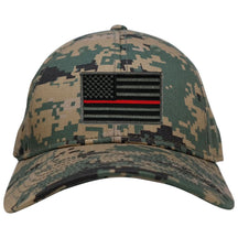 Armycrew Low Profile US American Flag Patch Camo Cap - MCU