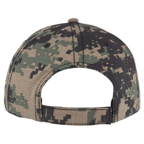 Armycrew Digital Camouflage Ripstop Rip Resistent Structured Cotton Cap