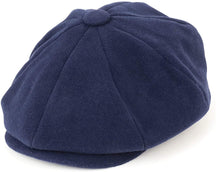 Armycrew Men's Oversize XXL Wool 8 Quarter Satin Lined Winter Newsboy Cap
