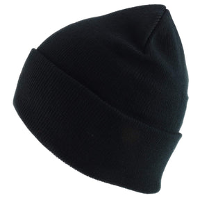 Made in USA Winter Knit Cuff Folded Long Stretchy Beanie
