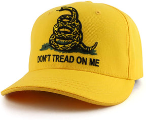 Armycrew Don't Tread On Me Gadsden Flag 3D Embroidered Adjustable Snapback Cap