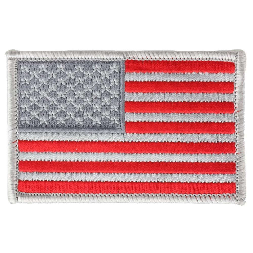 USA American Flag Embroidered Iron On Patch One Size