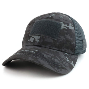 Armycrew Low Profile Air Mesh Tactical Cap with 6 Loop Patch Areas