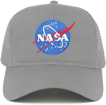 Armycrew NASA Insignia Small Space Logo Embroidered Iron on Patch Snapback Mesh Trucker Cap