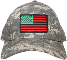 Armycrew Low Profile US American Flag Patch Camo Cap - ACU