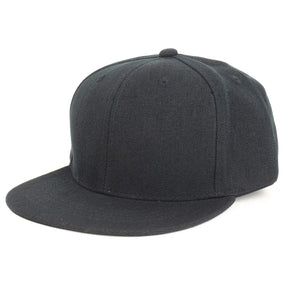Armycrew Youth Kid's Solid Color Flat Bill Snapback Baseball Cap