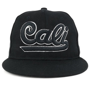 Cali 2-Tone 3D Embroidered California Flatbill Adjustable Snapback Cap