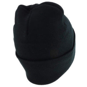 Made in USA Winter Knit Cuff Folded Long Stretchy Beanie