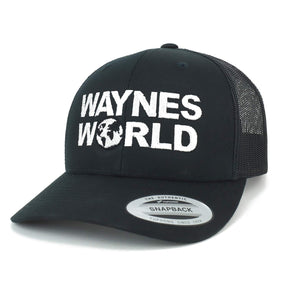 Armycrew Flexfit Oversize XXL Wayne's World Embroidered Retro Trucker Mesh Cap