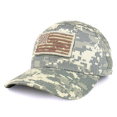 Armycrew USA Desert Digital Flag Tactical Patch Structured Operator Baseball Cap