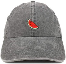 Armycrew Watermelon Embroidered Patch Unstructured Cotton Washed Baseball Cap