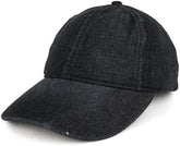 Armycrew Plain Denim Six Panel Unstructured Low Profile Baseball Cap