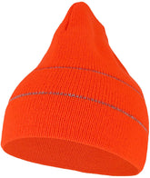 Armycrew Made in USA 3M Reflective Stripes High Visibility Safety Knit Beanie
