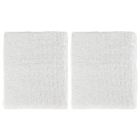 Extra Wide Athletic Soft Terry Cloth Sweat Wrist Band 2pc Set - ORANGE