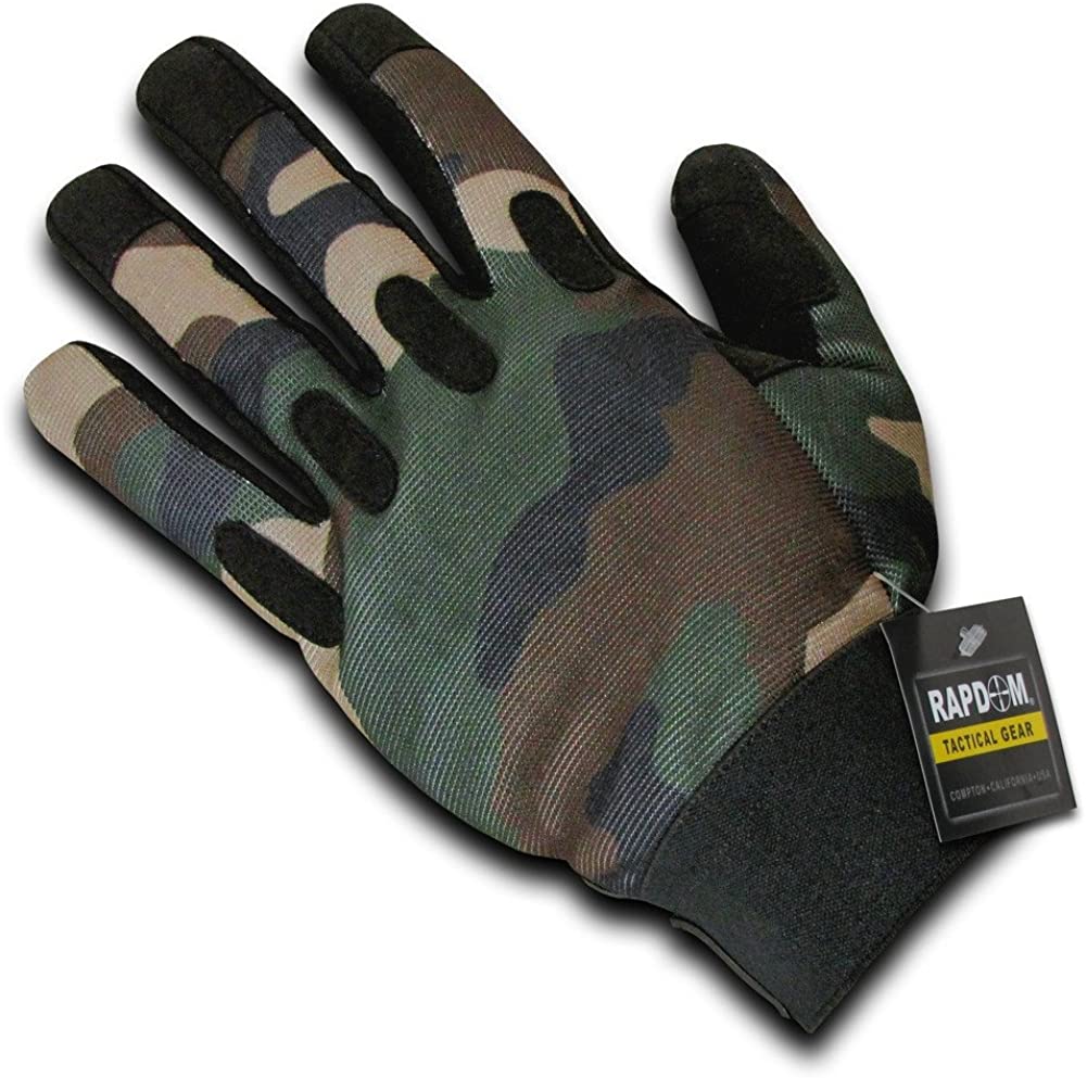 Camo Hunting Outdoor Protection Glove - Woodland