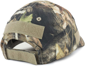 Armycrew Relaxed HybriCam Unstructured Tactical Camouflage Cap with Loop Patch