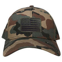 ARMYCREW Low Profile US American Flag Patch Camo Cap - WDL