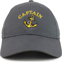 Captain Anchor Embroidered Deluxe 100% Cotton Cap